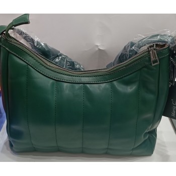 Borsa ecopelle verde